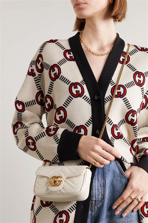 maietta gucci prezzo|GG Marmont mini shoulder bag in white leather .